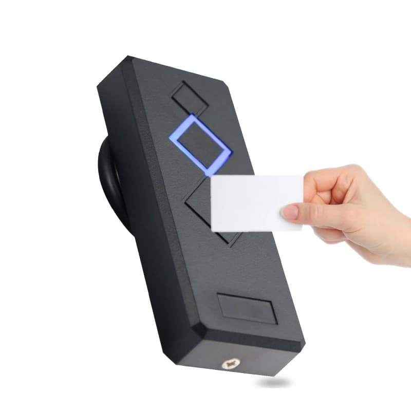 Lettore porta intelligente RFID IC Card 13,56 Mhz Impermeabile IP68 Supporto NFC Lettori di schede di controllo accessi montati a parete