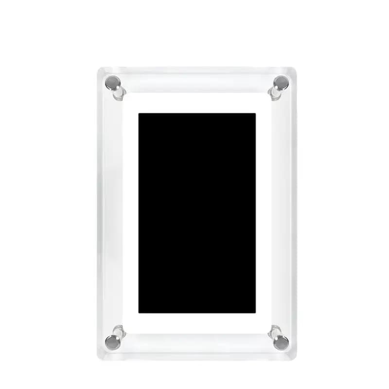 Cornice per foto digitale RISE da 5 pollici con display verticale, schermo IPS, 4G, batteria da 1200 mAh, cornice portatile per foto digitali in formato retrato