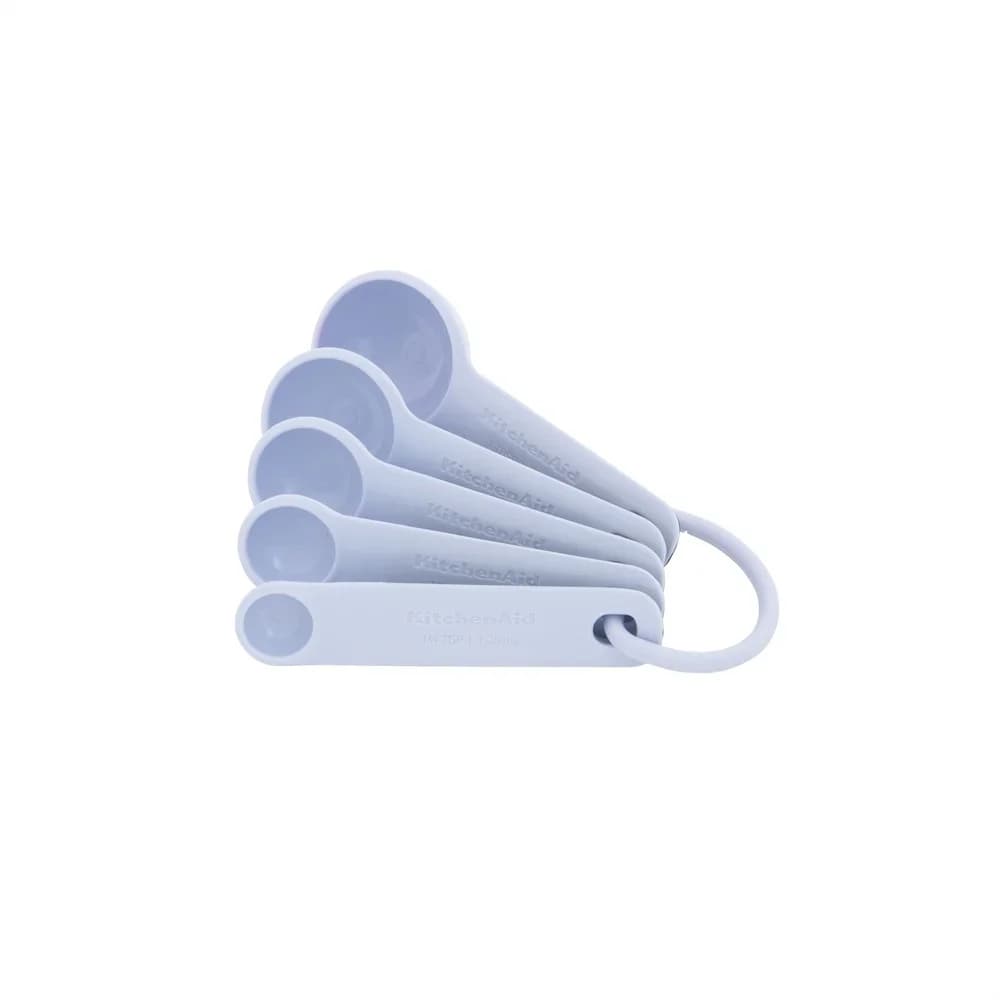 Set of 9 scoops and spoons, dishwasher safe, soft handle, accurate measuring instruments, wet and dry ingredients, essential elements for the kitchen