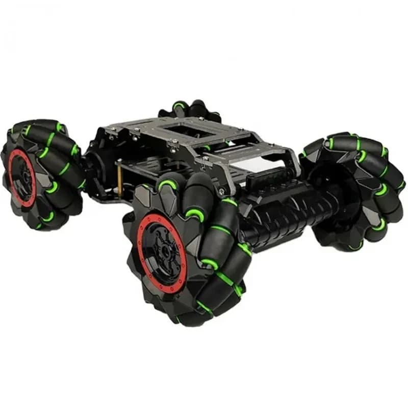4WD 97mm Ruota Mecanum In Fibra di vetro Mecanum Ruota Telaio Robot Auto Kit per Ar-duino Raspberry Pi STM32 61974