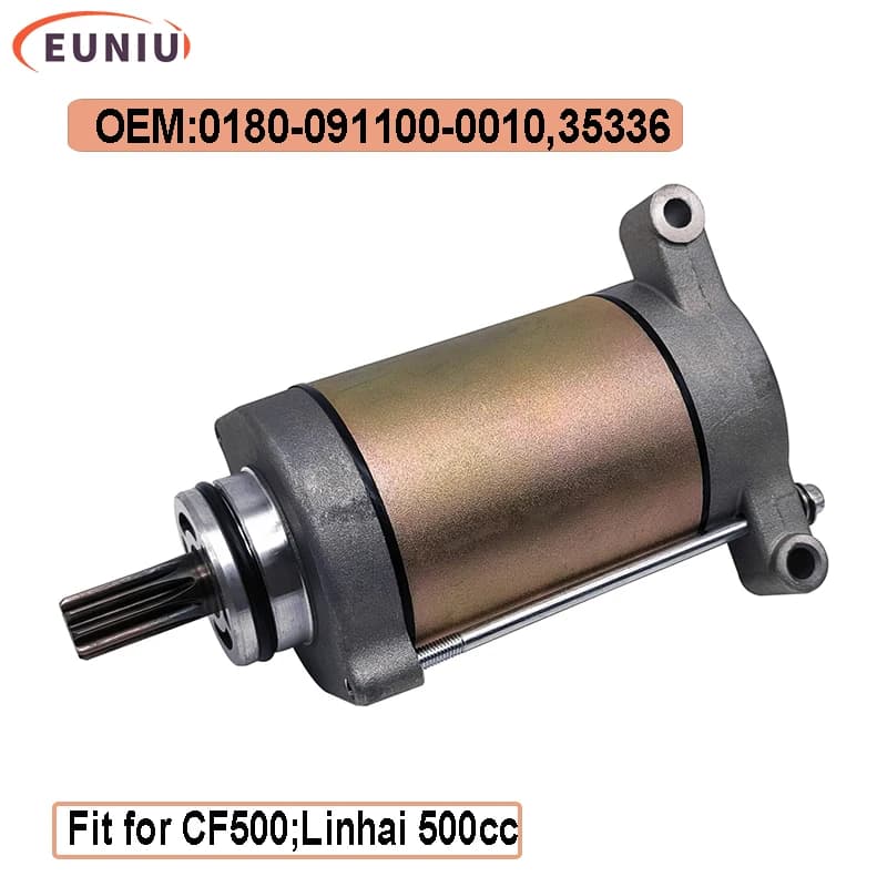 Motorino di avviamento originale per CF500 188 U5 X5 ATV UTV Linhai 500 GO KART X5 0180-091100-0010 35336 Motore di ricambio