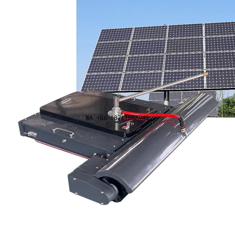 Macchina per la Pulizia di Pannelli Solari, Robot Fotovoltaici Portatili per la Pulizia di Pannelli Solari, Pulitore Solare ad Alta Efficienza, Pulitore PV