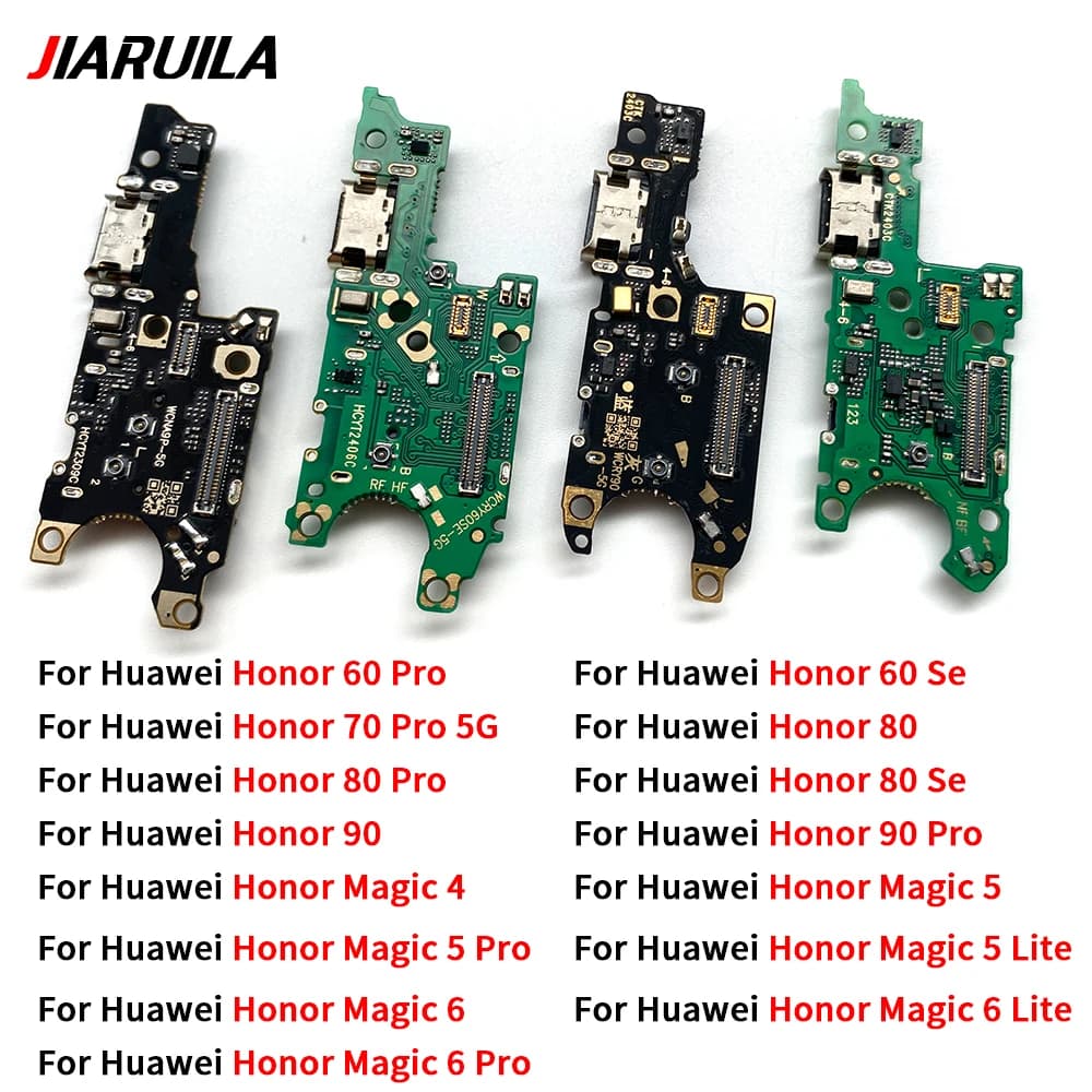NUOVA Porta di Ricarica USB Microfono Dock Connettore Della Scheda Cavo Della Flessione Per Huawei Honor 60 se 70 Pro 80 90 Lite Magic 4 5 6 Pro 5G