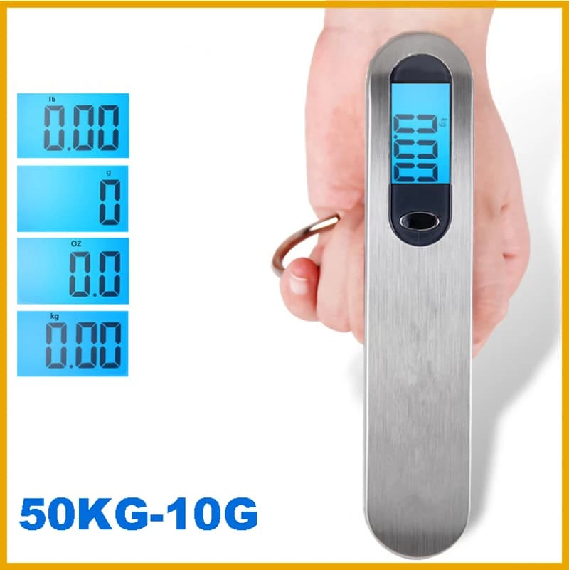NEW Steel 50kg 10g LCD Digital Electronic Hanging Hook Scale Weigh Balance Travel Hand For Fishing Luggage laboratory teaching