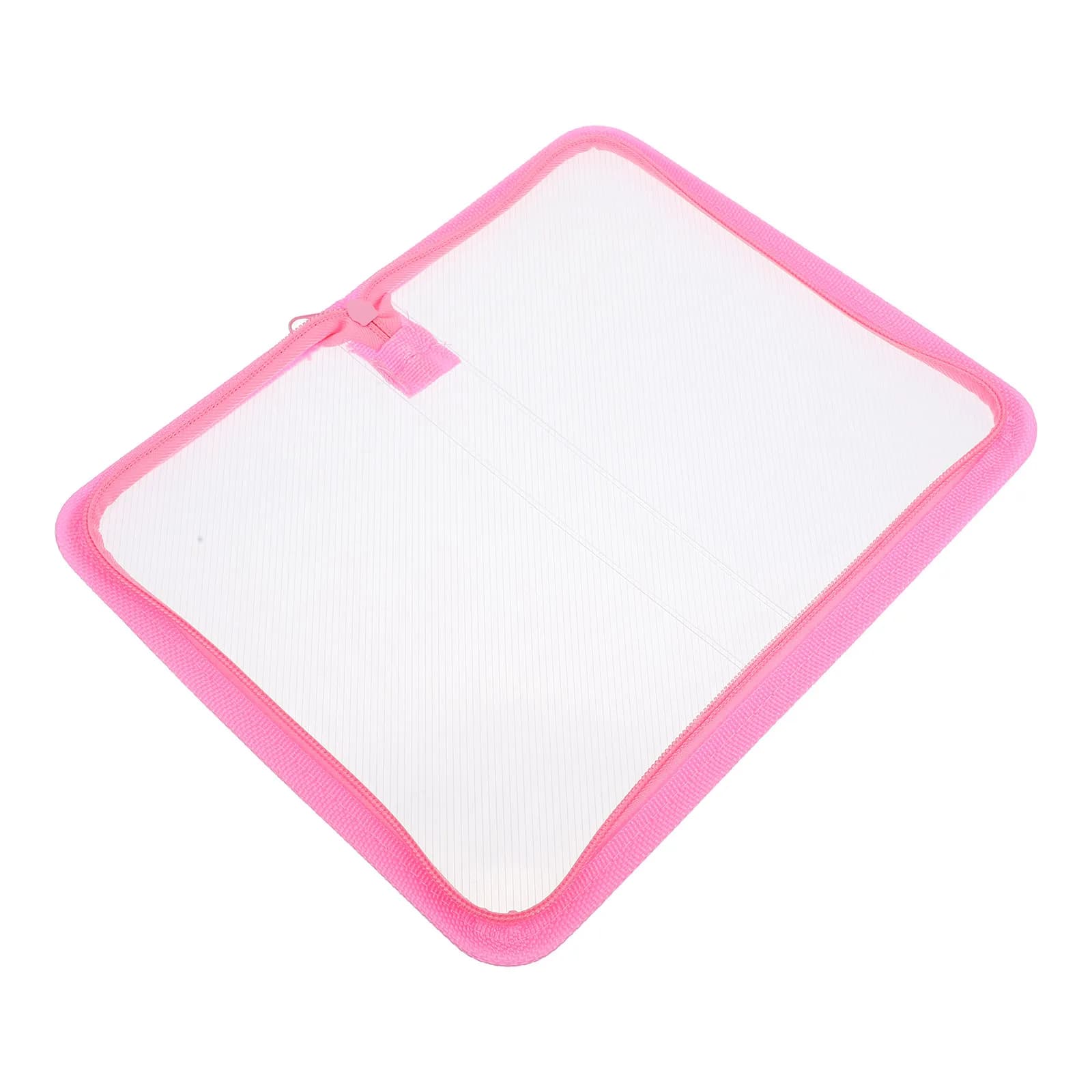 Astuccio Trasparente con Cerniera, Elegante Organizzatore per Cancelleria, Borsa Multifunzionale per Penne, per Scuola e Ufficio, Custodia in Plastica