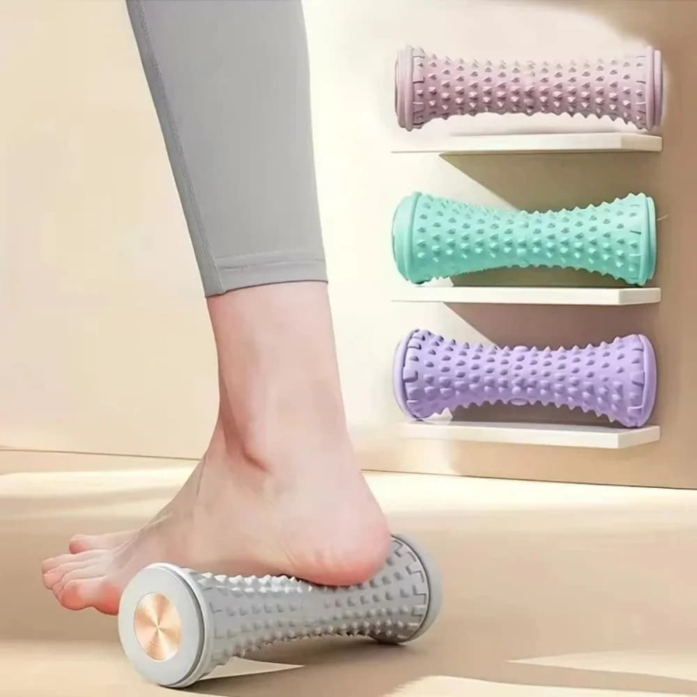 Foot Massager Massage Roller Yoga Massage Ball Plantar Fascia Roller Muscle Relaxation Care Plastic Manual Foot Massager Rollers