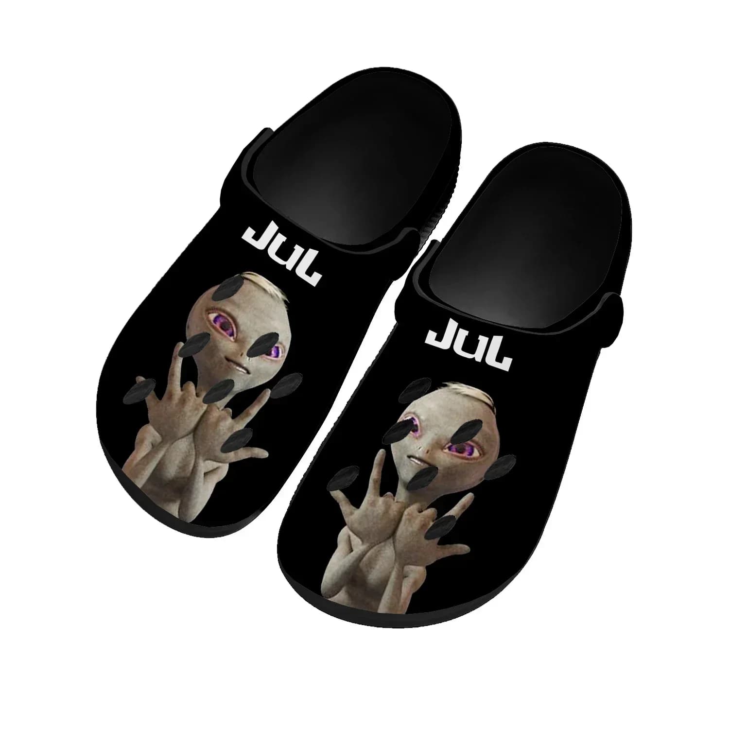 Popular Rapper JuL Home Clogs Mens Womens Youth Boys Girls Sandals Shoes Garden Bespoke Custom Water Shoes Beach Hole Slippers