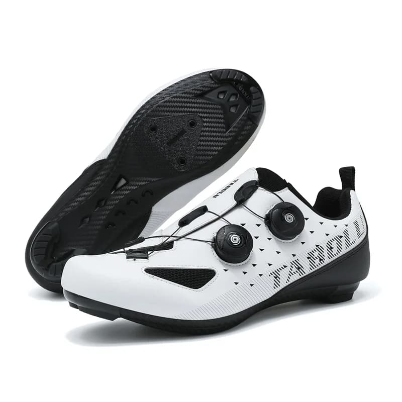 Scarpe da Ciclismo su Strada con Tacchette, Sneaker da Ciclismo Veloce, Scarpe da Bici Uomo Donna, Scarpe da Bici da Montagna Autobloccanti Antiscivolo SPD