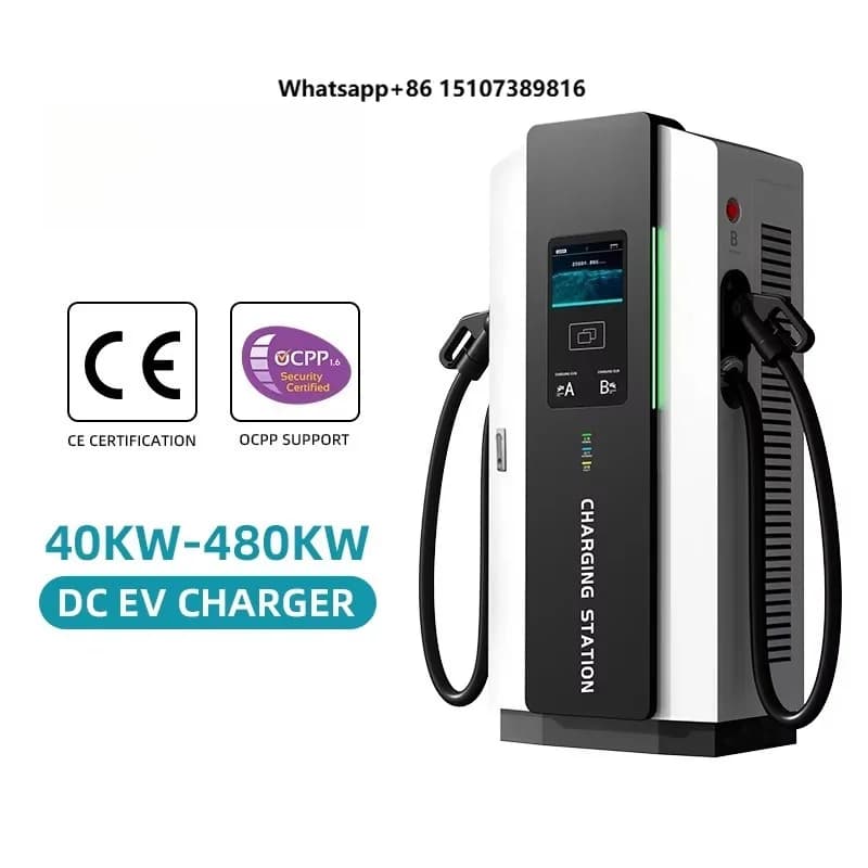 Customized Ev Charger Station 60kw 80kw120kw Car Charger Commercial EV Charging Station CCS GB/T Plug Ev Dc Fast Charger