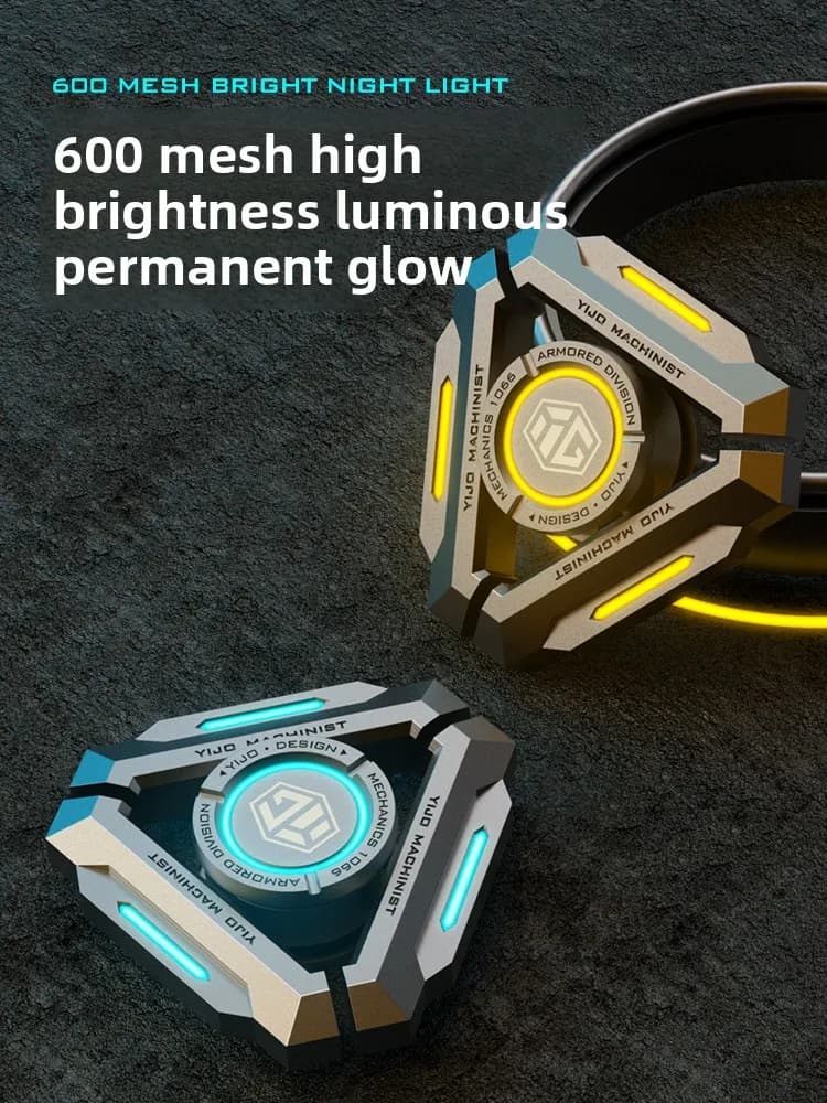 Fidget Spinner in Metallo Premium – Giocattolo Antistress EDC, Gadget per Alleviare lo Stress per Adulti, Giocattolo Tascabile per Uomini