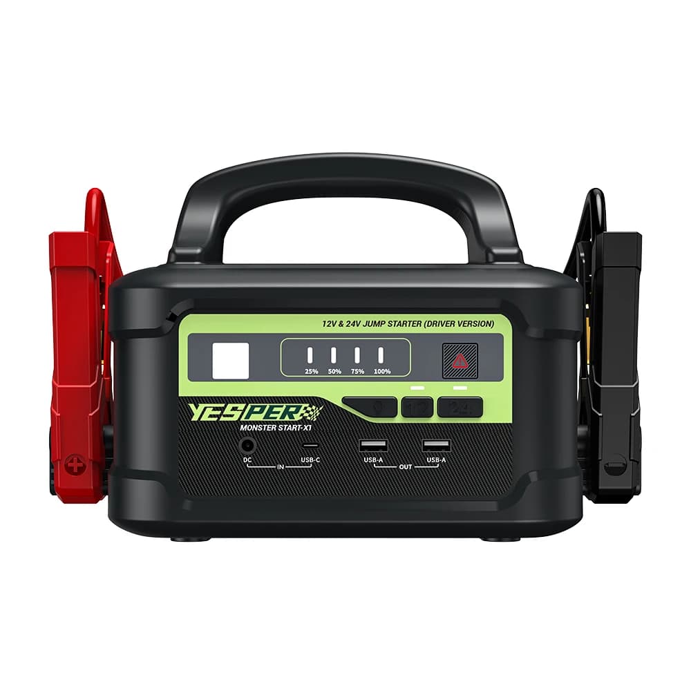 Yesper X1 Model Emergency Tool Car Jump Starter Lifepo4 Battery 58800mAh 12V/24V High Power Heavy Duty Truck Jump Starter