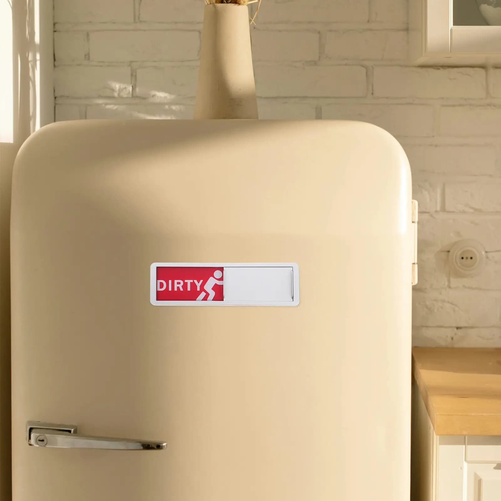 Indicatore Magnetico per Lavastoviglie, Segnatore di Pulito/Sporco, Magnete Argentato Multifunzionale per Elettrodomestici da Cucina