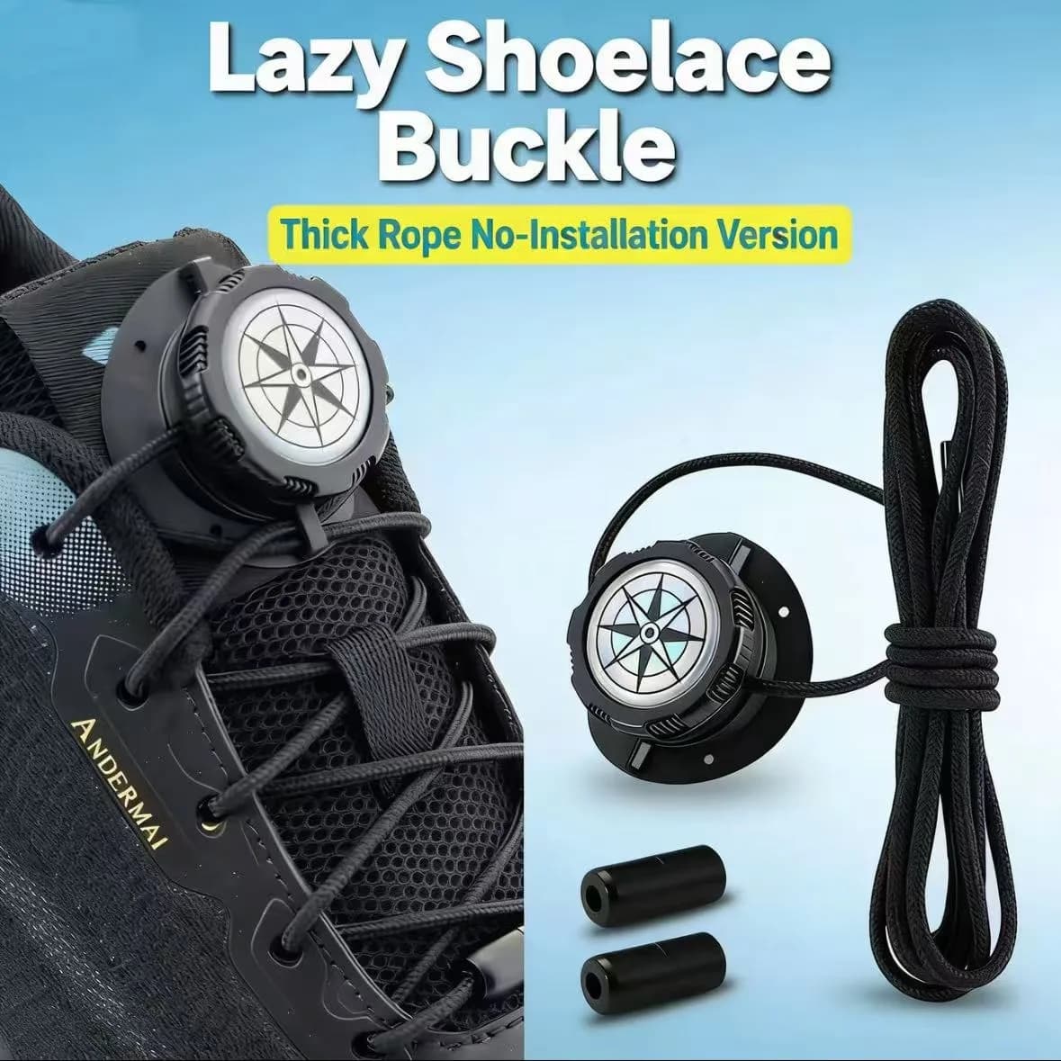 1 Lace Paio for Sport Shoes, Women's Lace-Free Shoe Buckle, Casual Lace-Free Shoes, Lace Accessories, Sport Shoes Laces