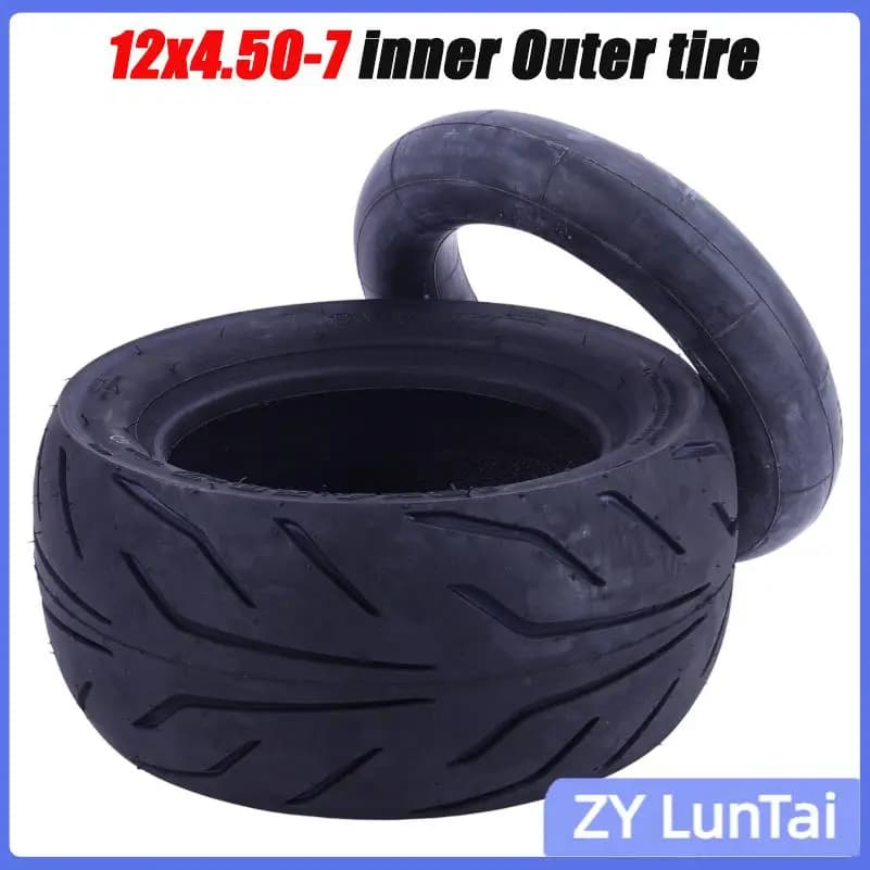 12 inch 12x4.50-7 high-quality thickened electric scooter inner and outer tires replacement part