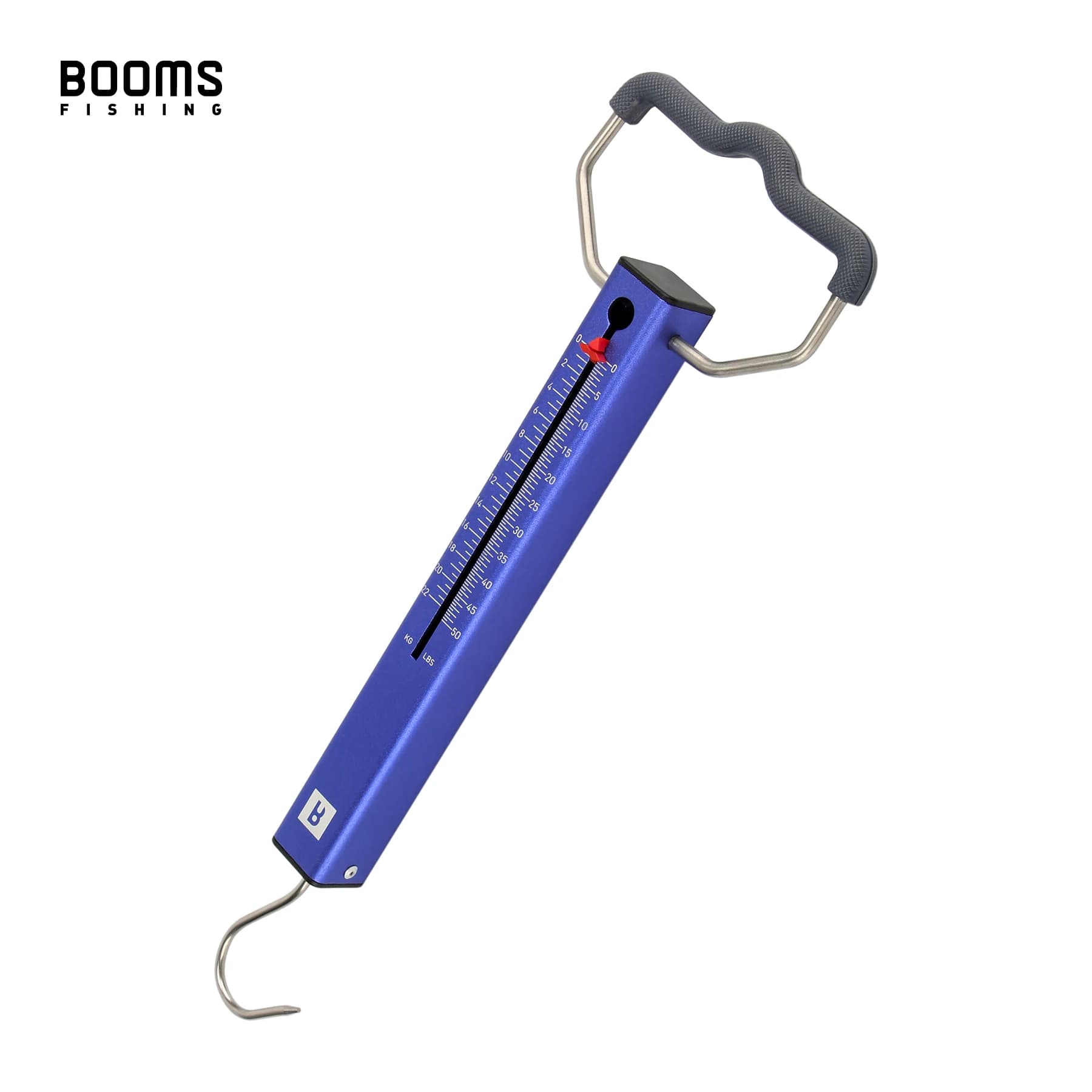Booms Fishing TS2 Fish Scale Aluminum Pipe Square Spring for Fishing weighing 1 kg-22 kg with fishing scales with stainless steel hook