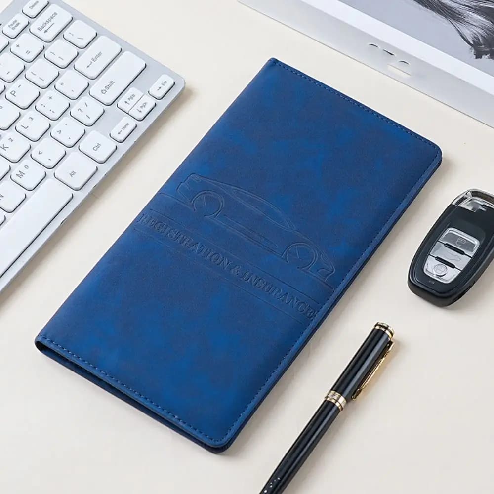Portacarte Portatile in Pelle PU, Borsa Porta Passaporto, Portafoglio da Viaggio, Custodia per Carte RFID Antifurto, Clip per Passaporto da Donna