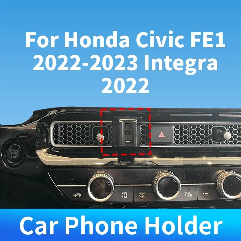 Supporto per telefono per auto Caricatore wireless fisso speciale per Honda Civic FE1 2022-2023 Integra 2022 per accessori interni auto per auto