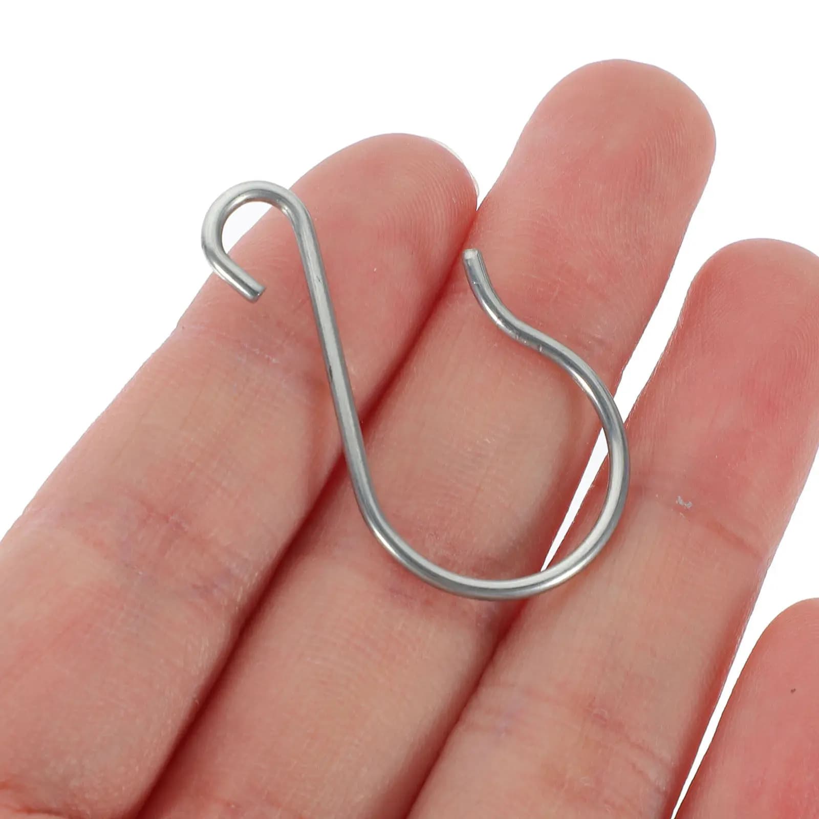 30Set Curtain Gliders Hooks for Shower Curtain Track Silent Smooth Sliding Lightweight Rustproof Plastic Stainless Steel