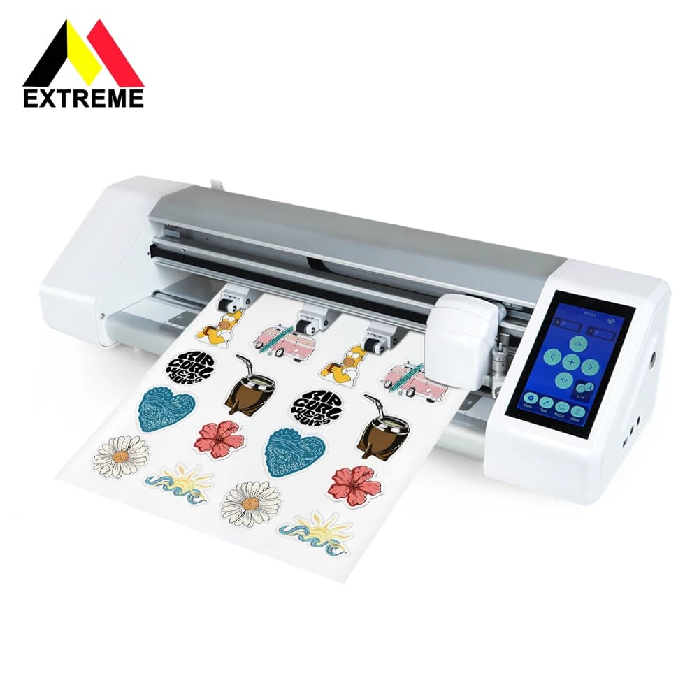 Taglio automatico di contorni compatto e multifunzionale con macchina per plotter da taglio per vinile con fotocamera Taglierina per vinile guidata per fotocamera