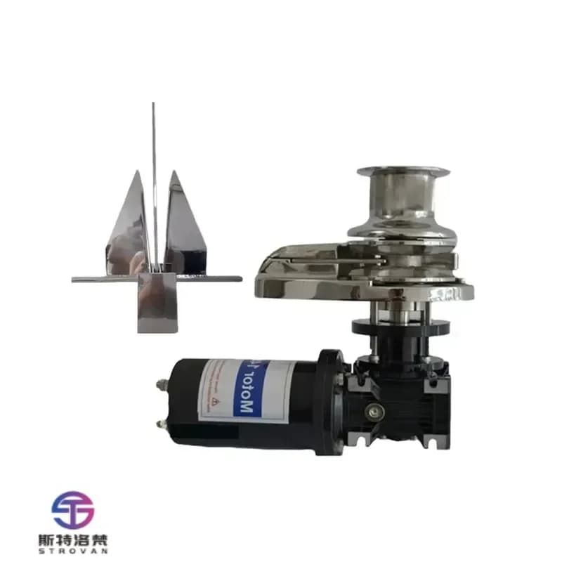 STLF POWER MARINE Factory Outlet Stainless Steel 12V 24V Boat Vertical Winch Marine Vertical Anchor Windlass for Sale