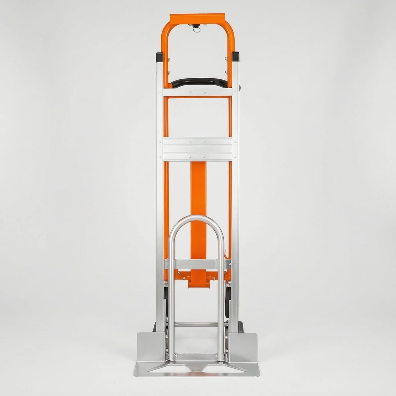 Folding Hand Truck Telescoping Hand Truck with Four Wheels Foldable Utility Cart Heavy-Duty Collapsible Dolly Easy Storage
