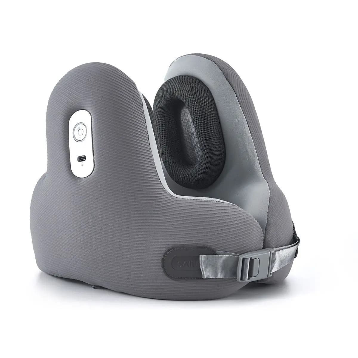 viaggio sonno cuscino vuoto collo nuova riduzione del rumore protezione dell'udito musica Bluetooth poggiatesta in seta di ghiaccio a forma di U