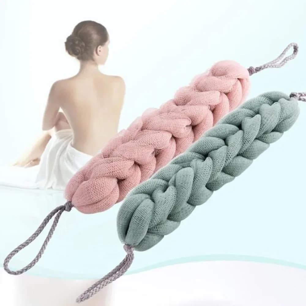Spazzola Esfoliante Morbida per il Bagno, Spazzola a Rete per il Corpo, Cinghia Esfoliante per la Schiena, Strumento per la Pulizia della Pelle, Accessorio per il Bagno