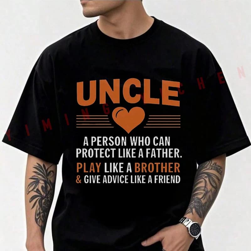 2026 Cotton Casual T-shirt Uncle Role Model Graphic Motorcycle Tshirt Mens Summer Cycling Sportswear Tops Tee