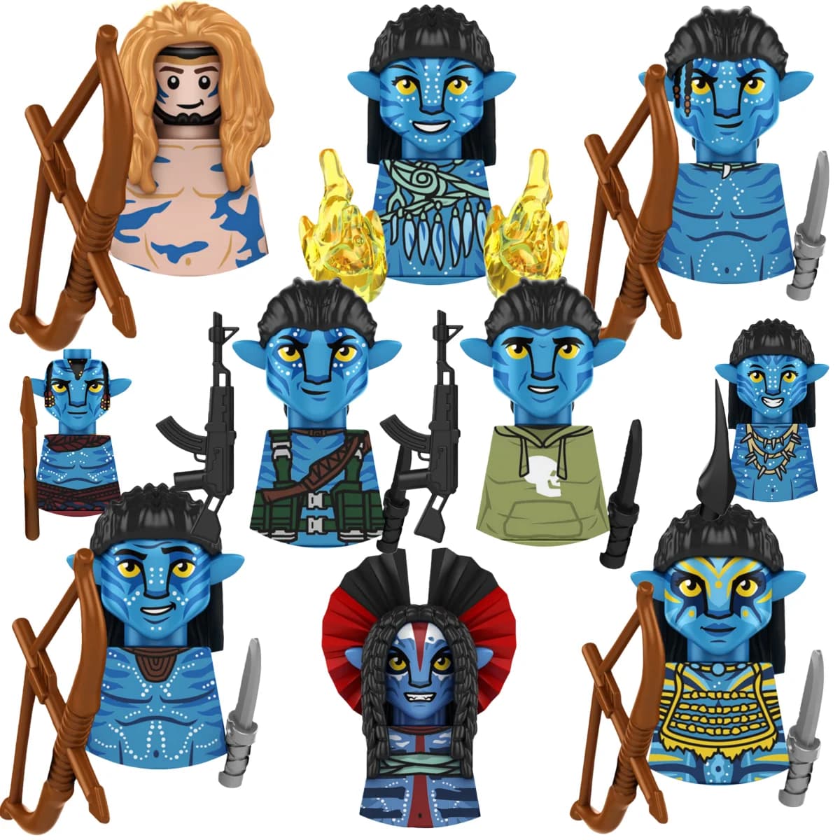 Blind Box TP1047 TP381 New Movie Series Characters Building Blocks Mini Model Assemble Halloween Christmas Birthday Gifts Toys