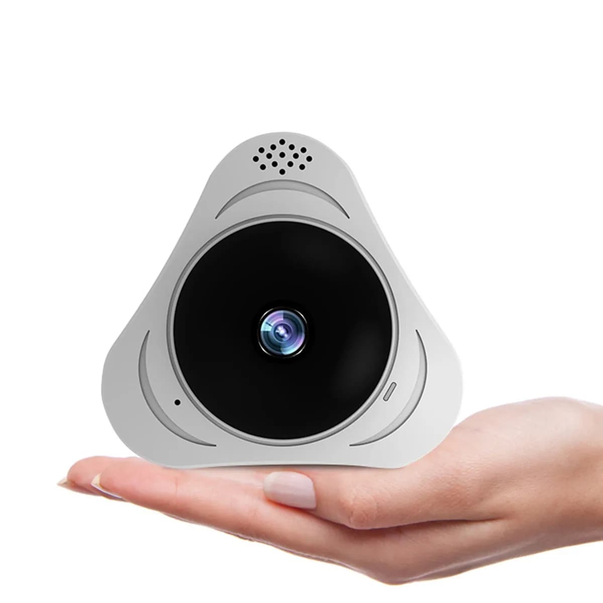 3MP 1296P Telecamera panoramica da 360 gradi VR Visione notturna IR Telecamera IP di sicurezza domestica Citofono CCTV Baby Monitor