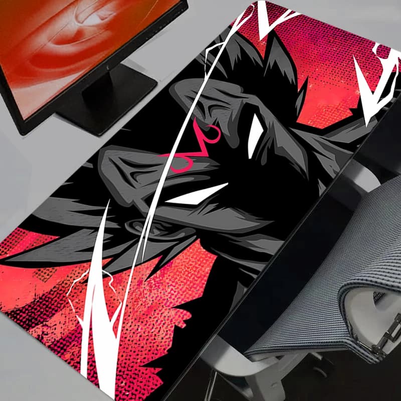 Tappetino per mouse Dragon Ball Z DBZ, accessori da gioco, tappetino per tastiera per computer, tappetino per mouse progettato specificamente per giochi e-sport