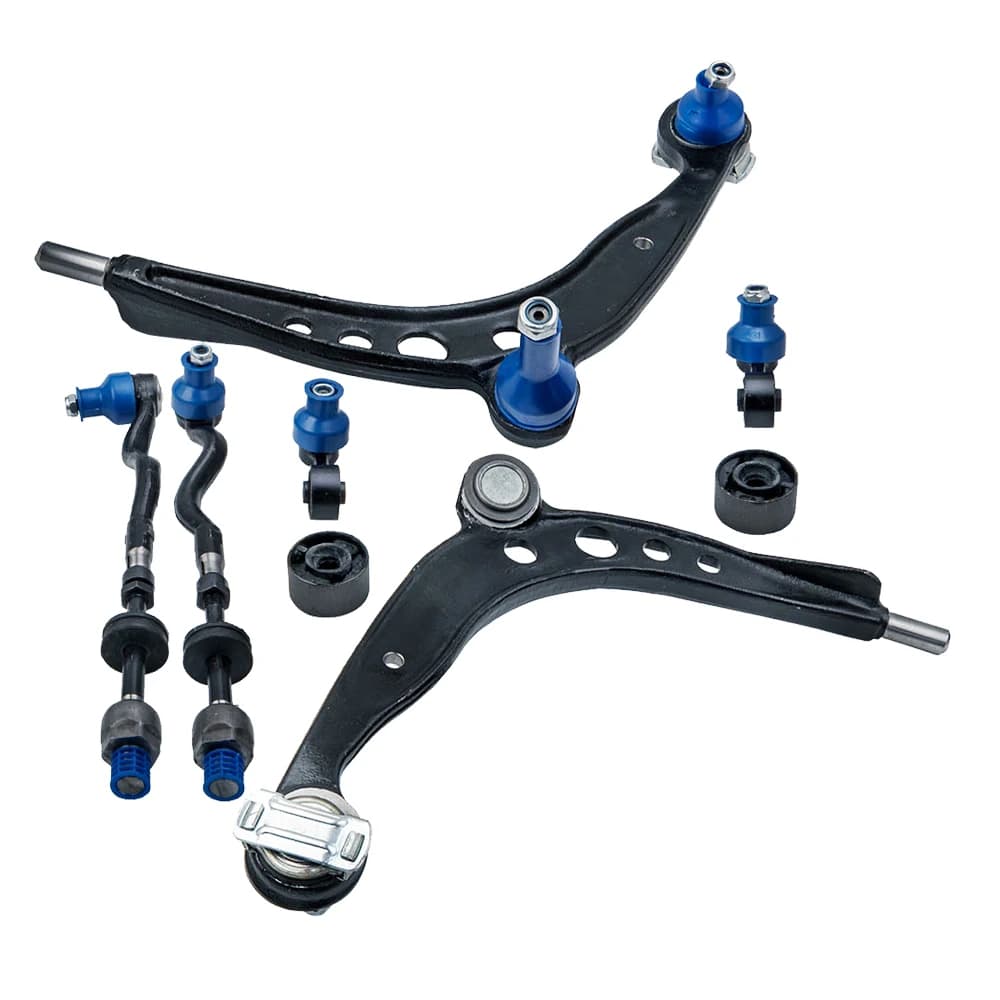 Kit di montaggio per bracci di controllo e estremità del tirante da 8 pezzi per modelli BMW 325 E36 320i 1996-1999