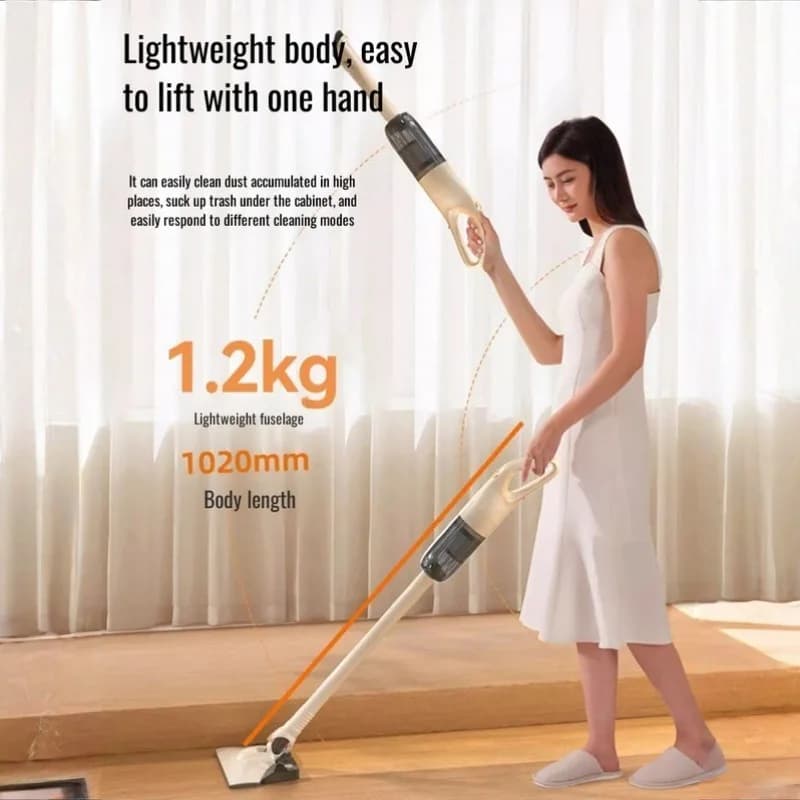 Powerful Wireless Portable Vacuum Cleaner, 2-in-1 Suction cup & Mop Combo, Multifunction Home Cleaning Machine for Air Removal