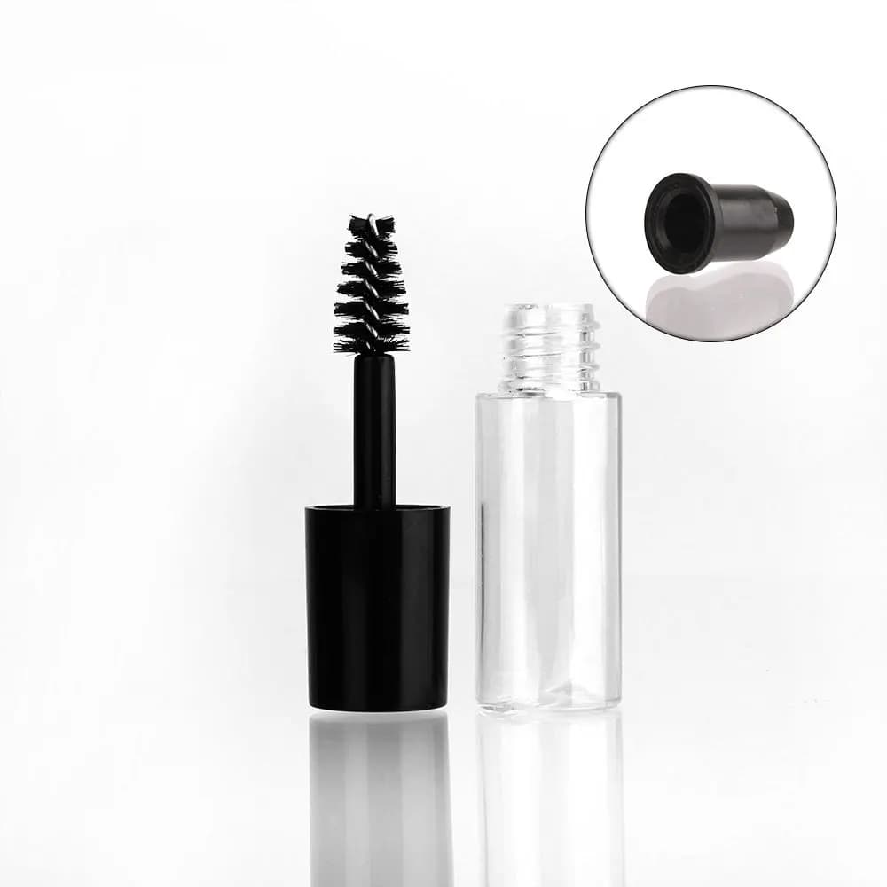 Bottiglie vuote per mascara con bacchetta riutilizzabile Tubo per mascara vuoto da 3 ml Bacchetta fai da te Contenitore per crema per ciglia Bottiglia di liquido