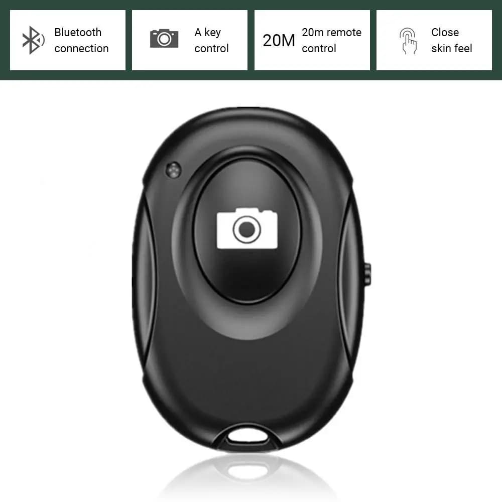 New portable mini camera with Bluetooth remote control, wireless selfie controller for iPhone/Android, photo, video, speaker