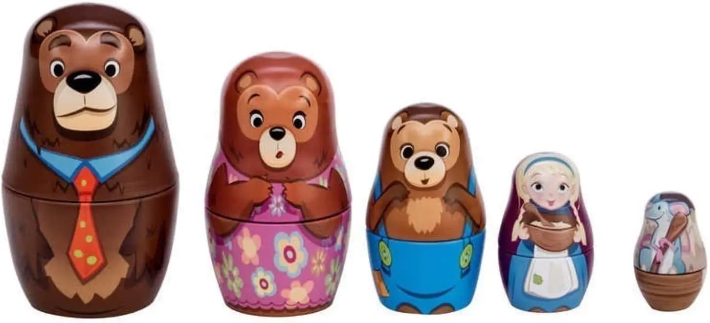 Set di bambole giganti a tema Goldilocks, 1 pezzo per il gioco dei bambini e da collezione