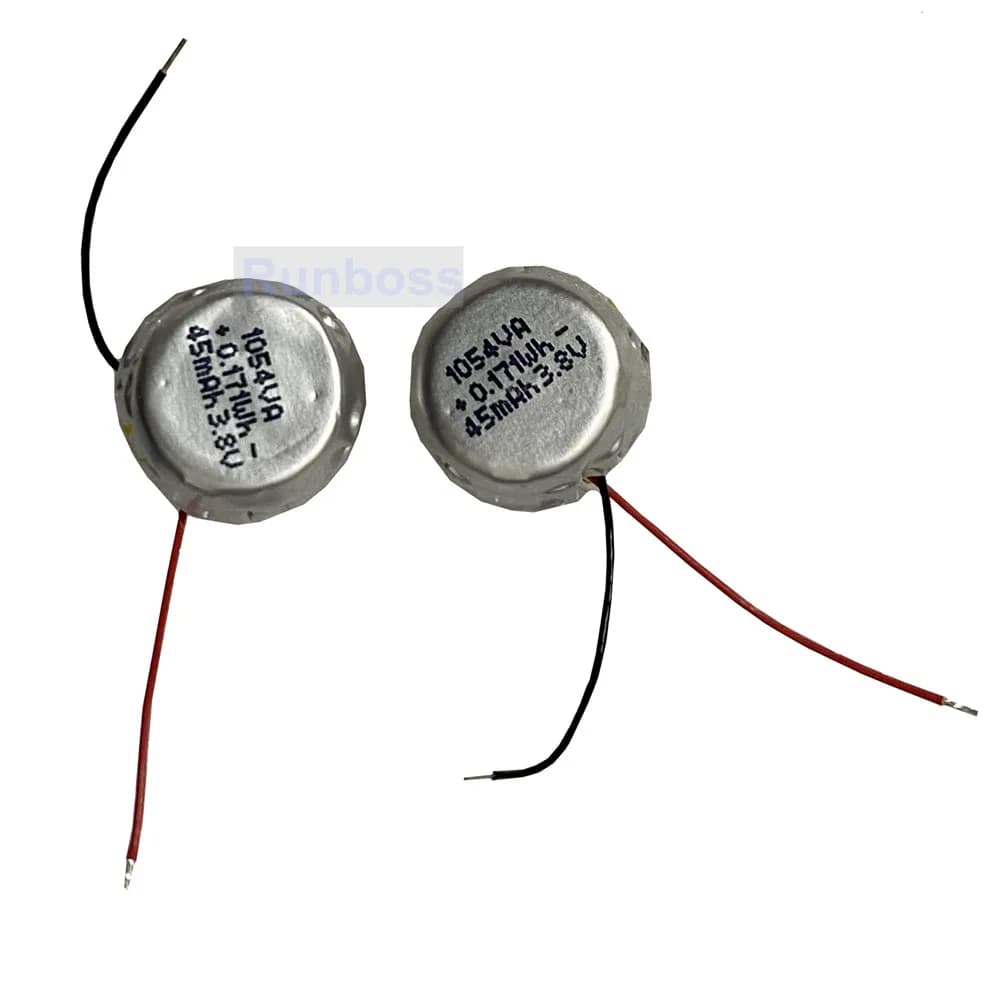 2PCS 3.8V 45mAh Rechargeable Battery Lir1054 1054 for OnePlus Buds Pro TWS Earphone Digital Wireless Headphone