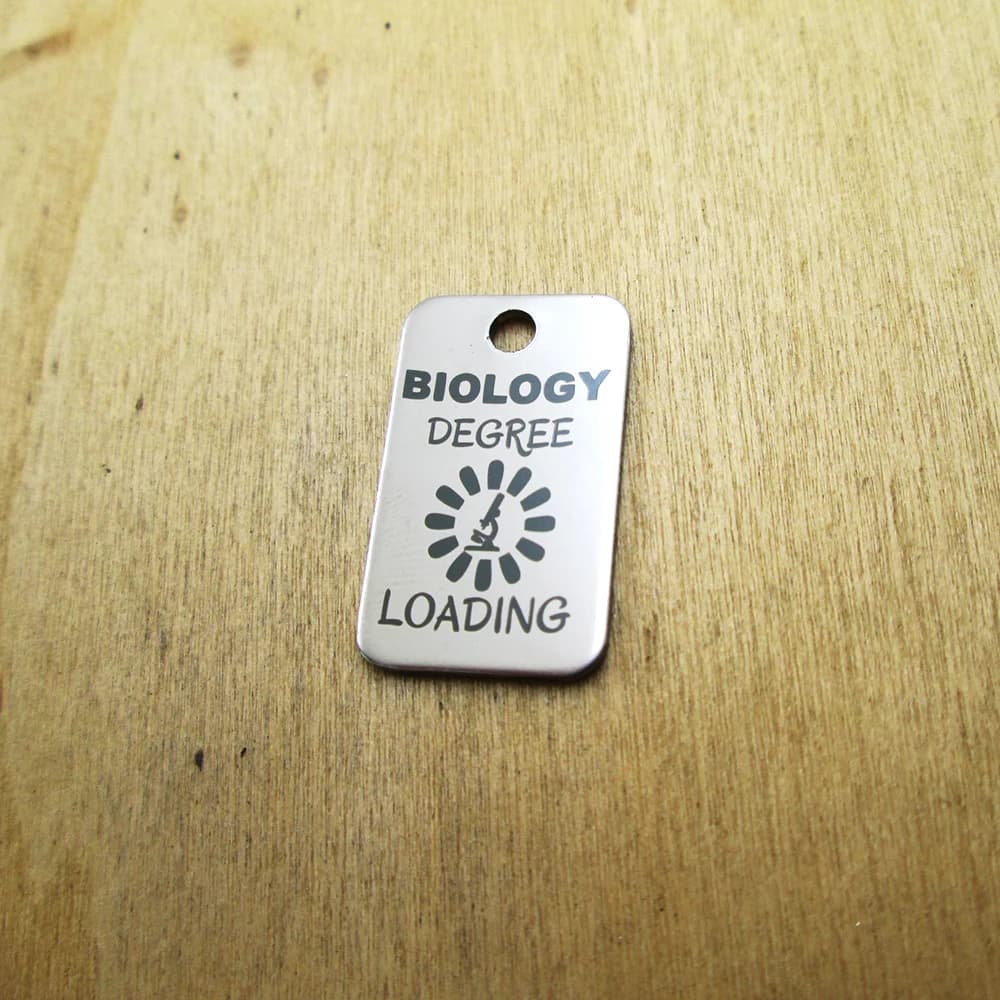 20 pieces - Stainless steel pendants with biological grade loading Pendants with laser engraved DIY pendants