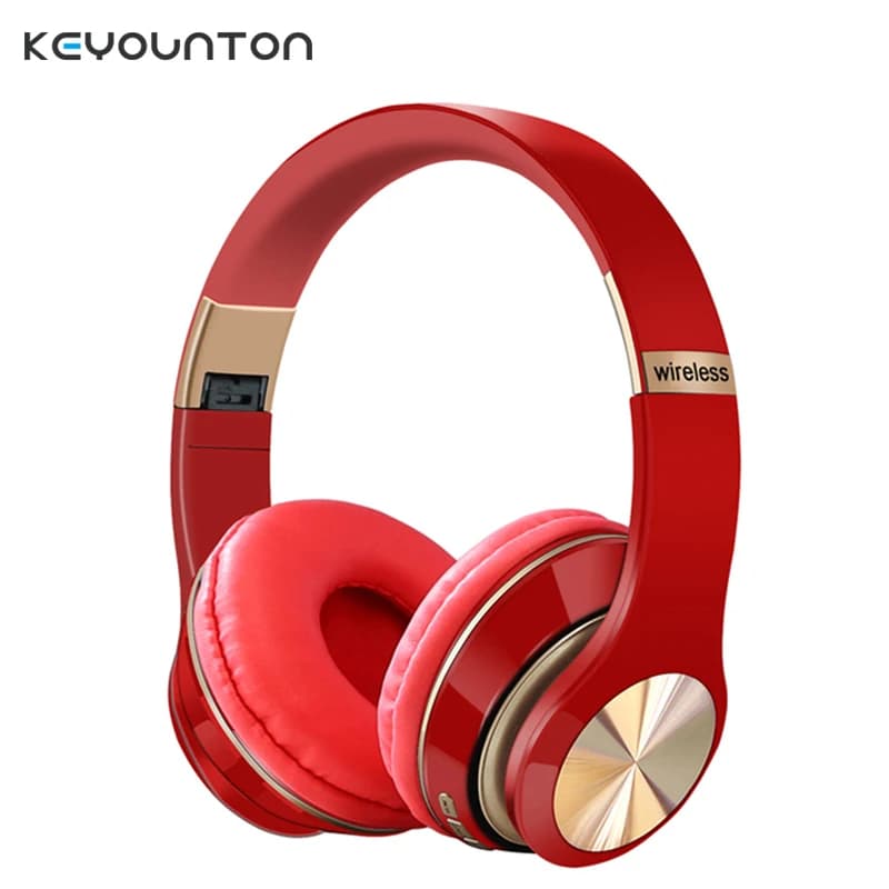 Auricolare sportivo pieghevole Cuffie HiFi Cuffie wireless Cuffie musicali Bluetooth Auricolari bassi sopra l'orecchio con supporto per microfono Scheda TF