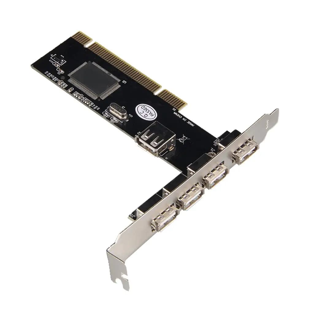 USB 2.0 PCI card, 2-bit expansion to controller hub USB adapter to 4 ports