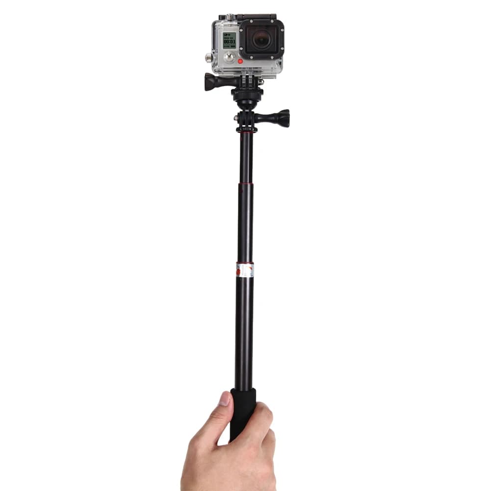 Asta Estensibile per Selfie, Supporto Portatile per Vlog e Fotografia all'Aperto, Compatibile con Action Camera GoPro