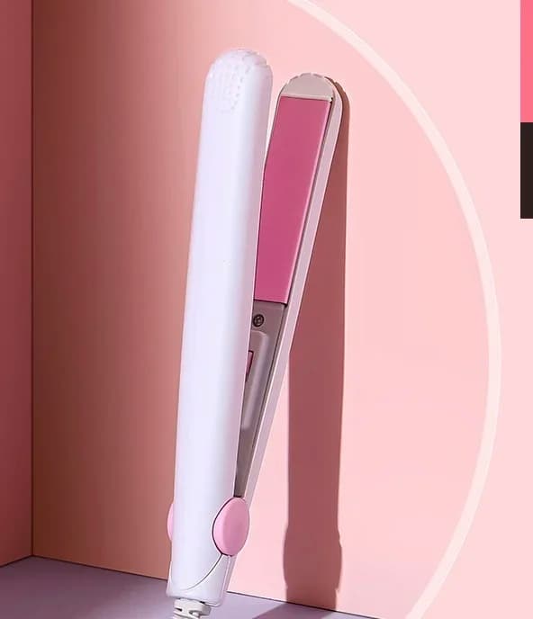 Professional hair plate 2 in 1 dry and straight, without hair damage display, with controlled temperature