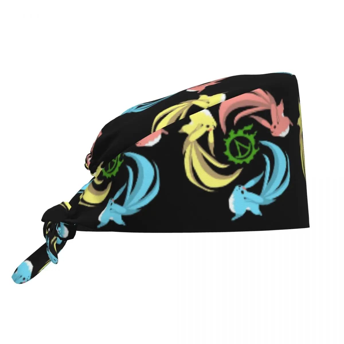 Ffxiv Summoner - Carbuncles Scrub Hat Doctor Working Surgical Cap Unisex Adjustable Nursing Caps for Dentist