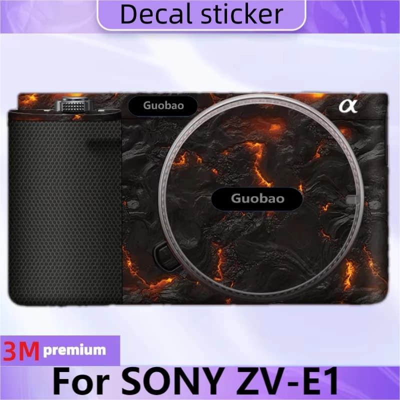 Per Sony ZVE1 Decalcomania Della Macchina Fotografica Pelli Pellicola Protettiva Bianca Opaca Per Sony zv e1/ZV-E1 Adesivo Della Macchina Fotografica Anti-graffio Wrap Pellicola Della Copertura