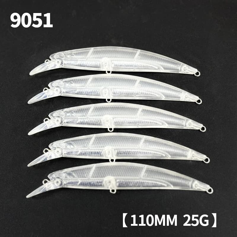 20 unpainted fish bait 110mm 25g heavy weight sinking bait long-range fishing bait for Twitch artificial bait