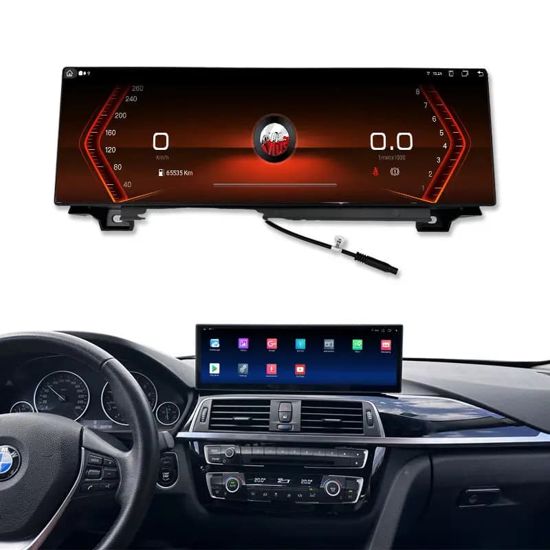 Schermo Android da 14,9 Pollici per Auto, Autoradio per BMW Serie 3 Gt, Serie 4 F30 F31 F32 F33 F34 F35 F36 2013-2019