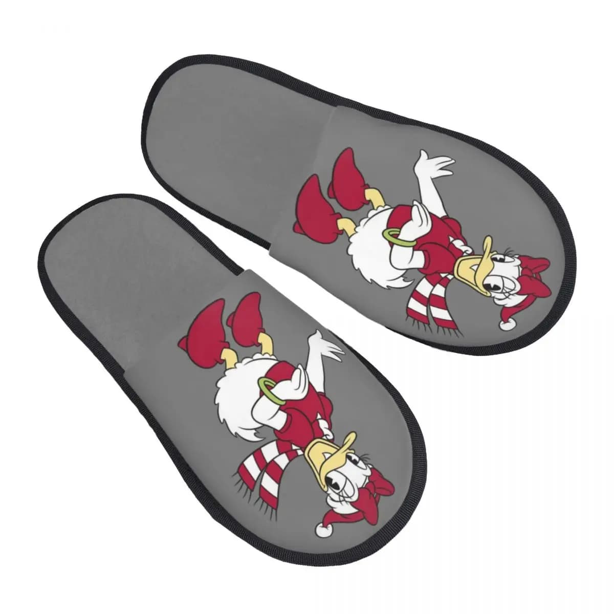 Women's Personalized Slippers with Paper and Paper Print, Soft and Warm in Memory Foam, Soft slippers for Interior and Exterior