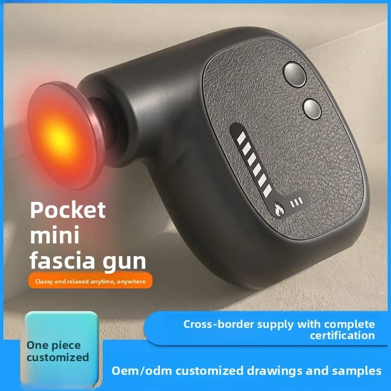 Cross-border Brushless Fascia Gun Pocket Mini Muscle Electric Massager Waist Back Cervical Spine Mini Massage Gun