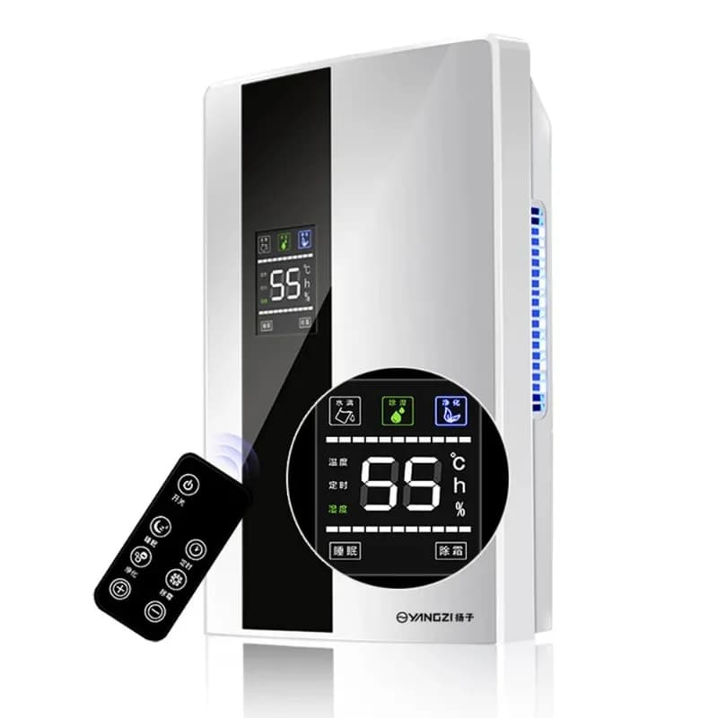 Deumidificatore Yangzi per Seminterrato, Deumidificatore Domestico Silenzioso a Risparmio Energetico, Piccolo Deumidificatore Igroscopico con Purificazione dell'Aria