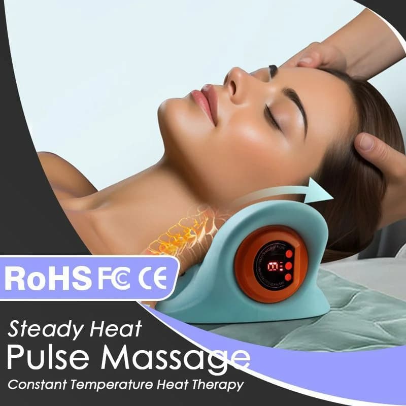 Cervical Massager for Adult Cervical Repair Traction Portable Neck and Head Acupoint Massage Pillow